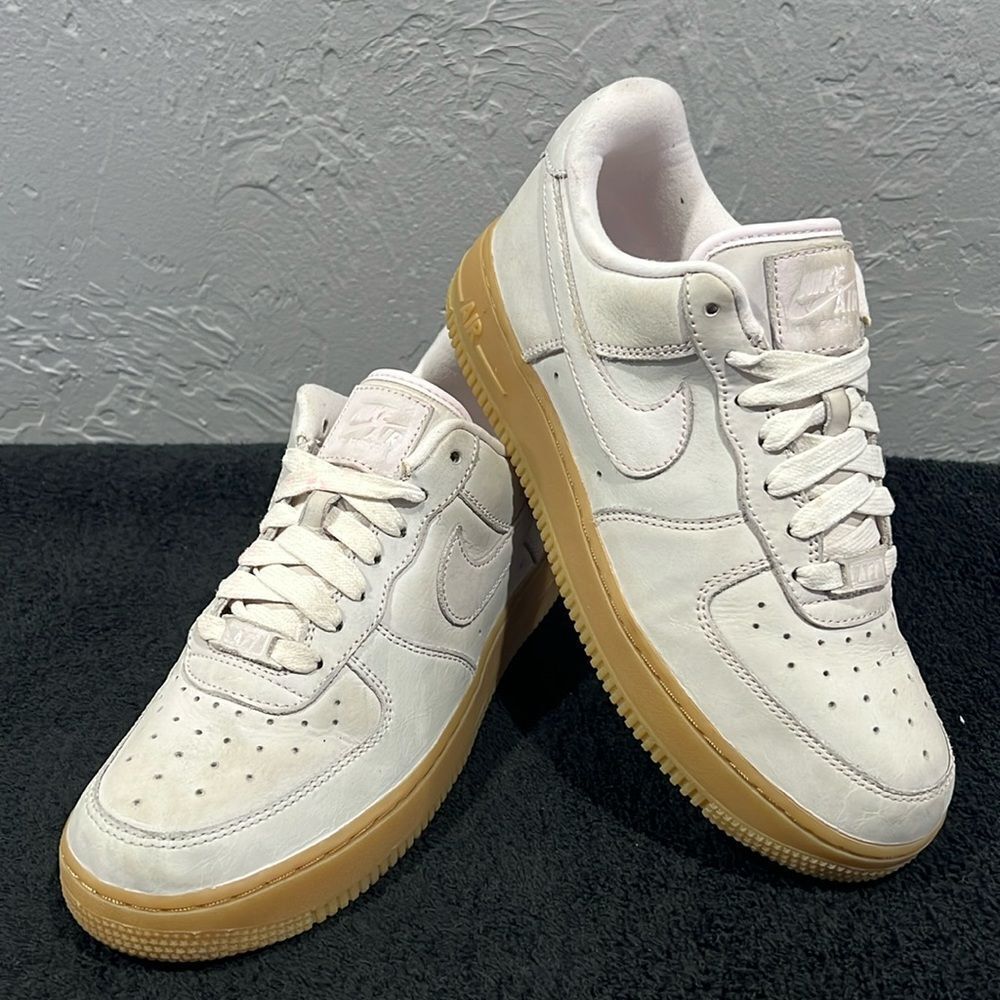 🔥 NIKE Air Force 1 Low PRM MF Pearl Pink /Gum Women Sz 7.5 - EXCELLENT